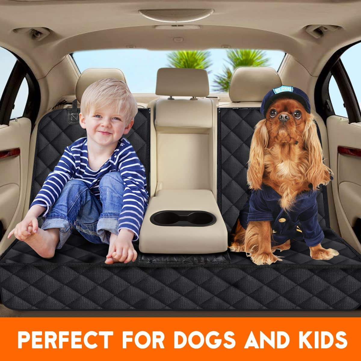 Funda Protectora para Viajes con Perros: Asiento Trasero