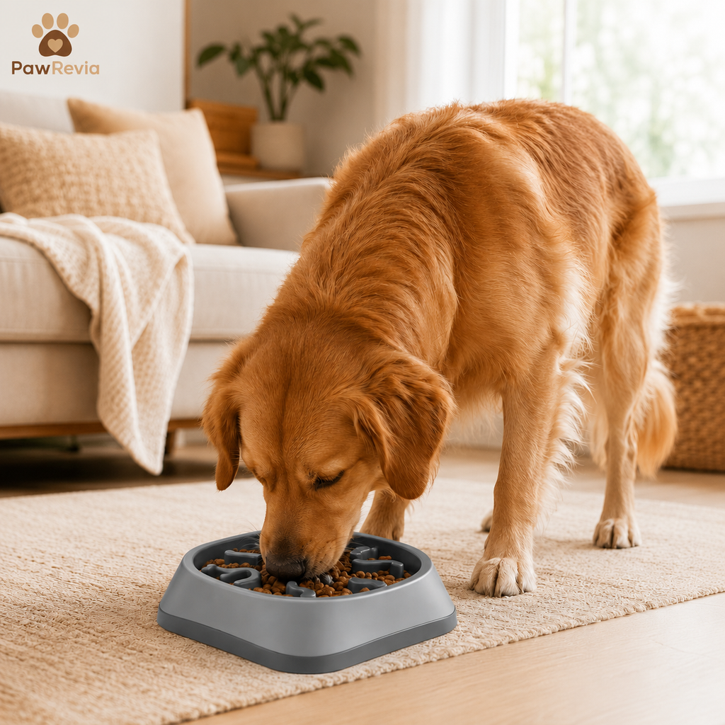 Cuenco de Alimentación Lenta para Perros y Gatos