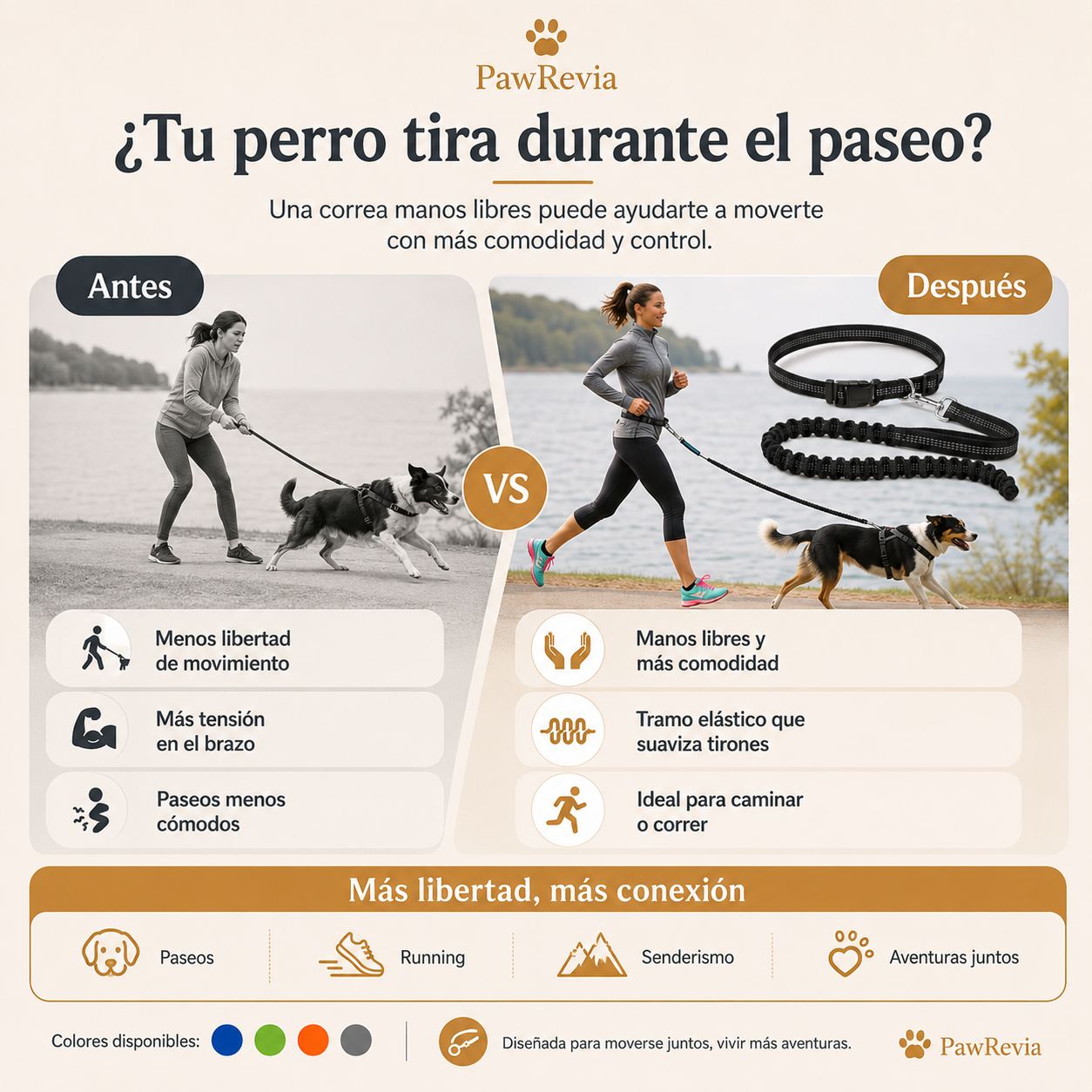 Correa Manos Libres para Perros