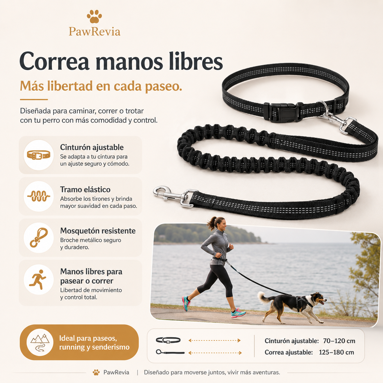 Correa Manos Libres para Perros