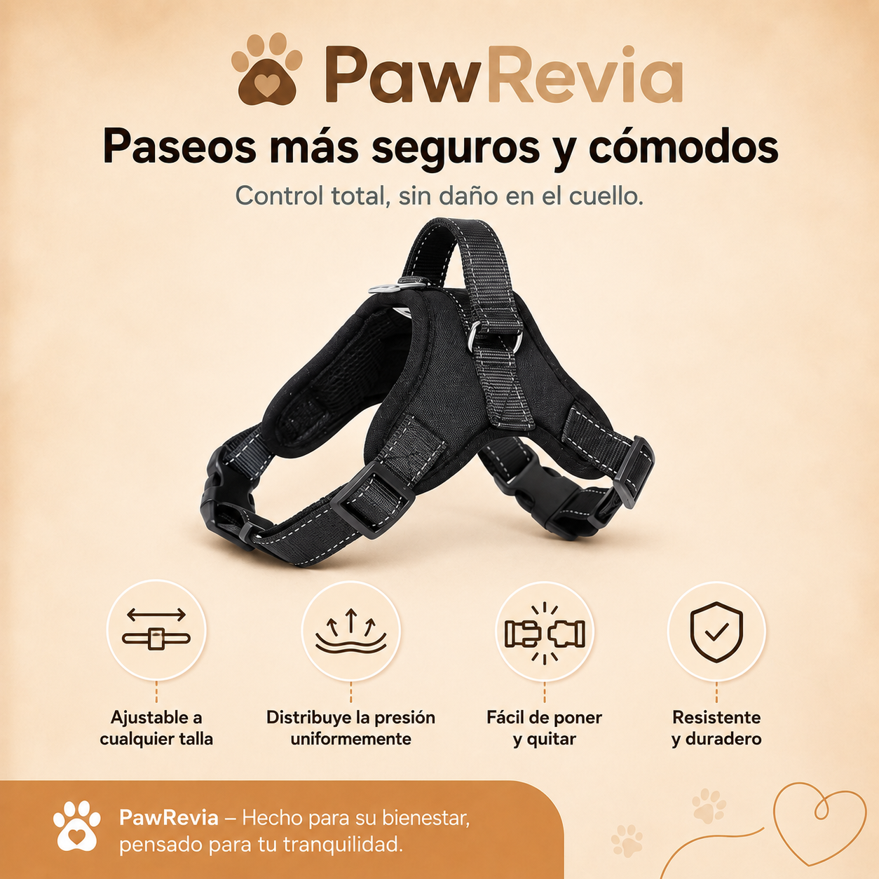 Arnés Ajustable para Perros