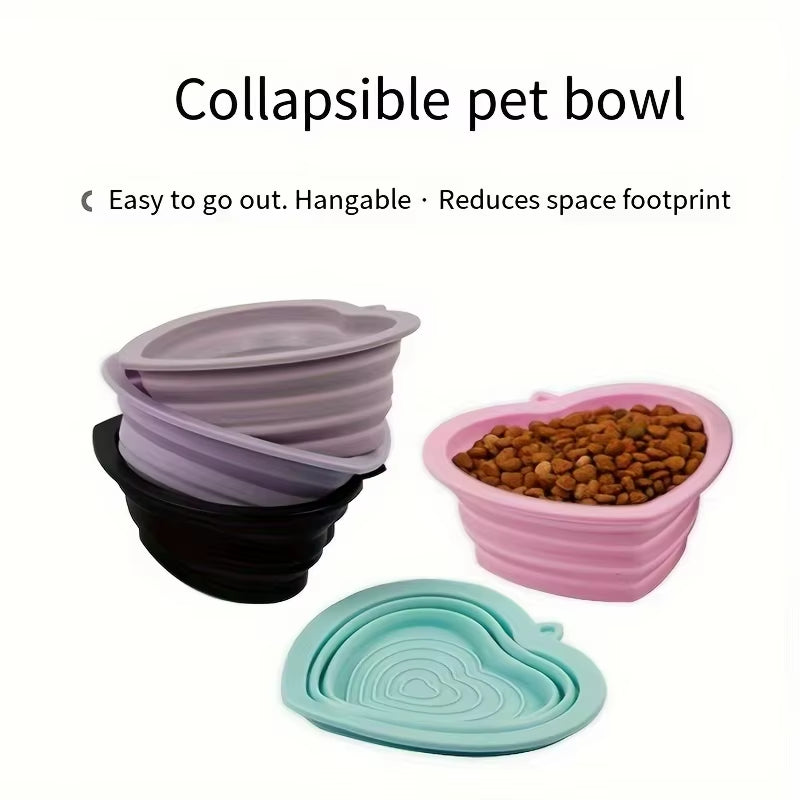 Cuenco Plegable de Viaje para Perros y Gatos