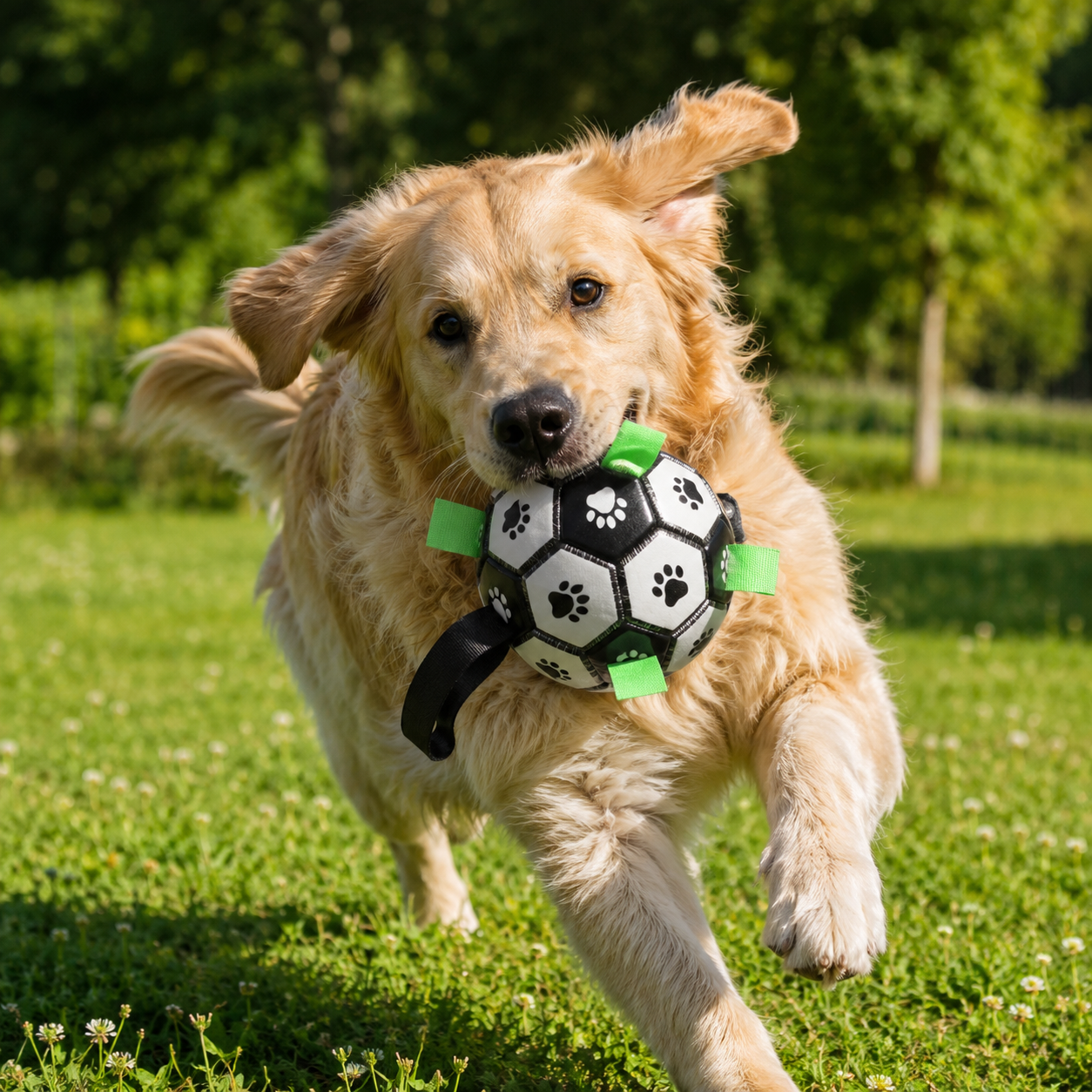 Pelota de Fútbol Interactiva para Perros