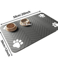 Alfombrilla Impermeable Antideslizante para Comedero de Perro y Gato 