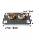 Alfombrilla Impermeable Antideslizante para Comedero de Perro y Gato 